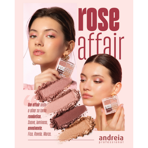 Paleta de sombras Rose Affair de Andreia Professional