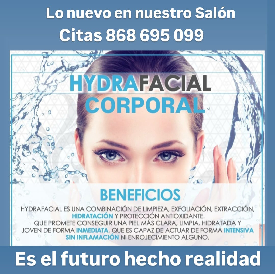 Hydrafacial corporal, nuevo tratamiento en J. Galindo Estilistas